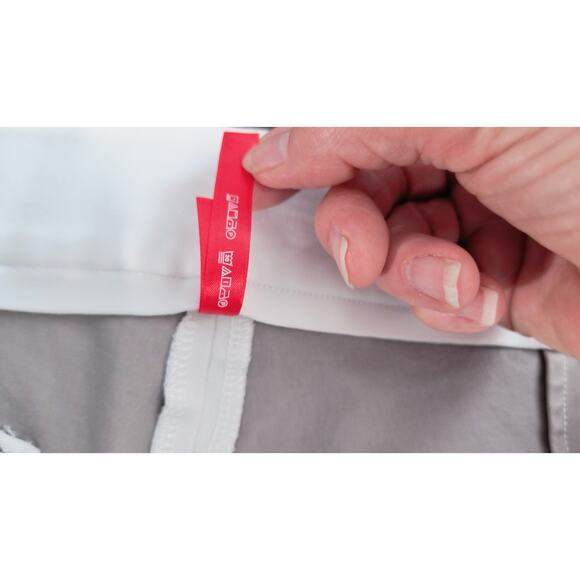 Spanx Elastic Waist Pants Women's Sz 1X White Straight Crop Leg Stretch Pull-on - Picture 11 of 15